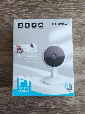 NWT 4 Pack Security Cameras Laview F1 HD 1080P